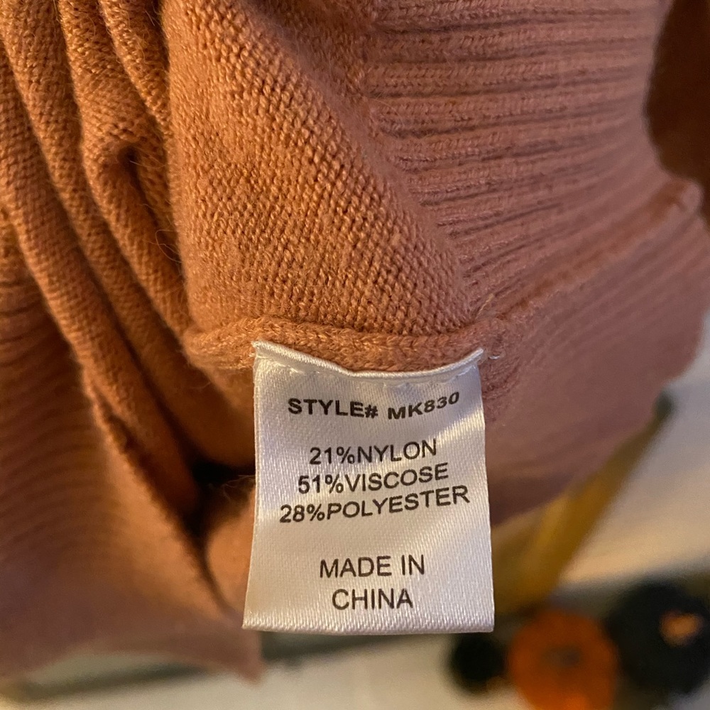 Color Block Sweater Turtleneck - image 3